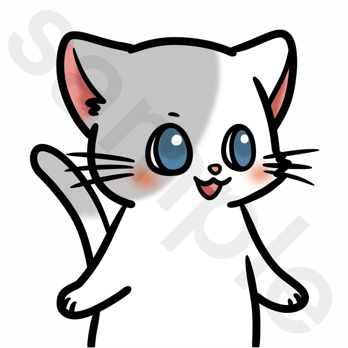 SNS映えするアイコンイラスト描きます ポップな太線はっきりカラーのSNSアイコン作成* イメージ2