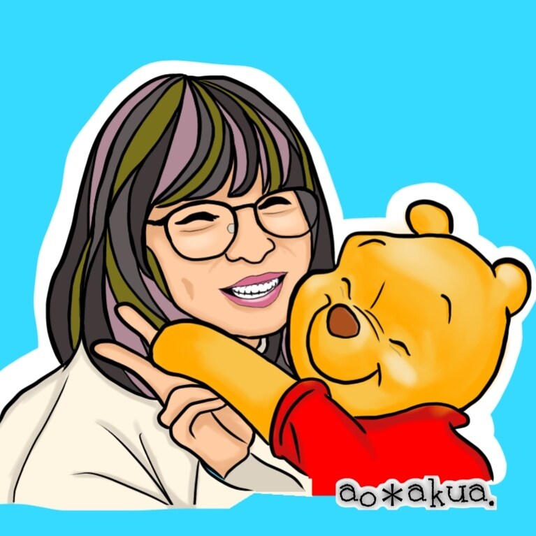 おしゃれポップな似顔絵アイコン描きます 目立つアイコン間違いなし！お写真から作成致します。 イメージ5