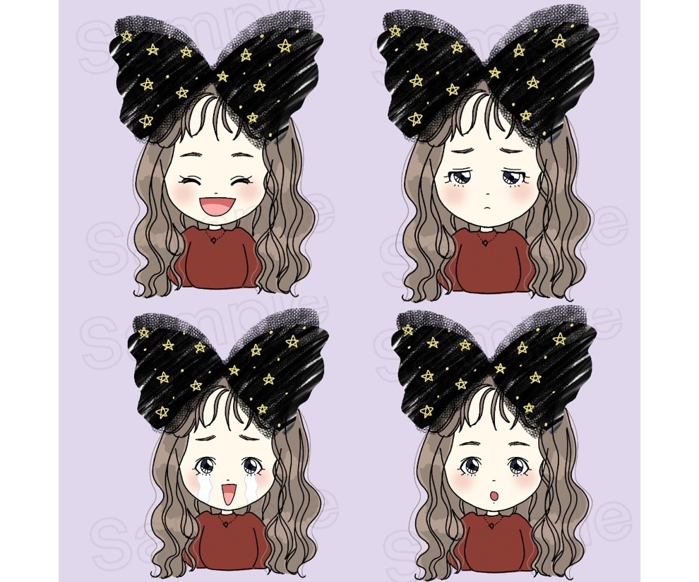 程よく似てる目を引く好感度UPな似顔絵描きます 修正無制限！初心者様大歓迎‼︎丁寧なヒアリング♪商用利用可 イメージ10