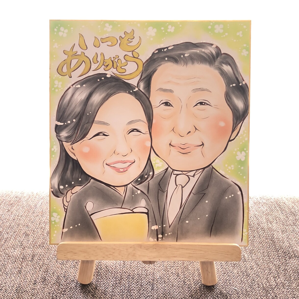 色紙サイズ★綺麗に包装して発送致します ★プレゼントに人気です★還暦祝いや結婚式のウェルカムボード イメージ3