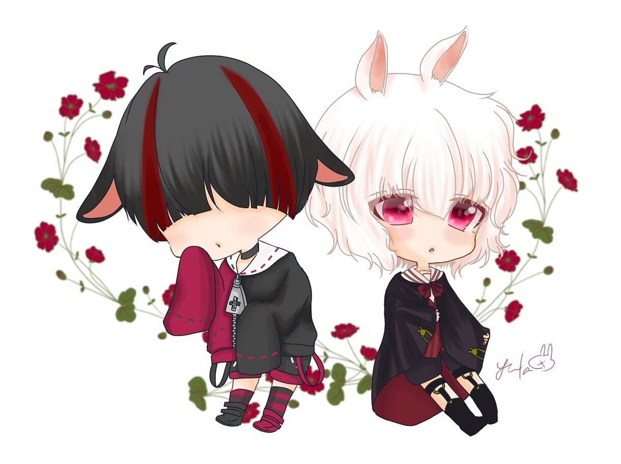 イラスト作成致します 自創作キャラクターを描いてほしい等も大歓迎です｡ イメージ3