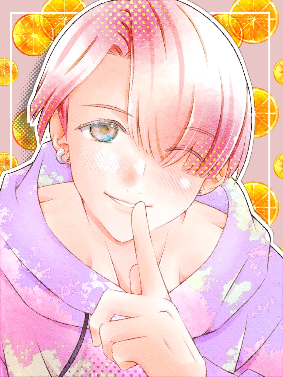 お顔をアピール✧キラキラふんわりなイラスト描きます かわいい＆かっこいい✧等身✧SDデフォルメちびキャラ イメージ3