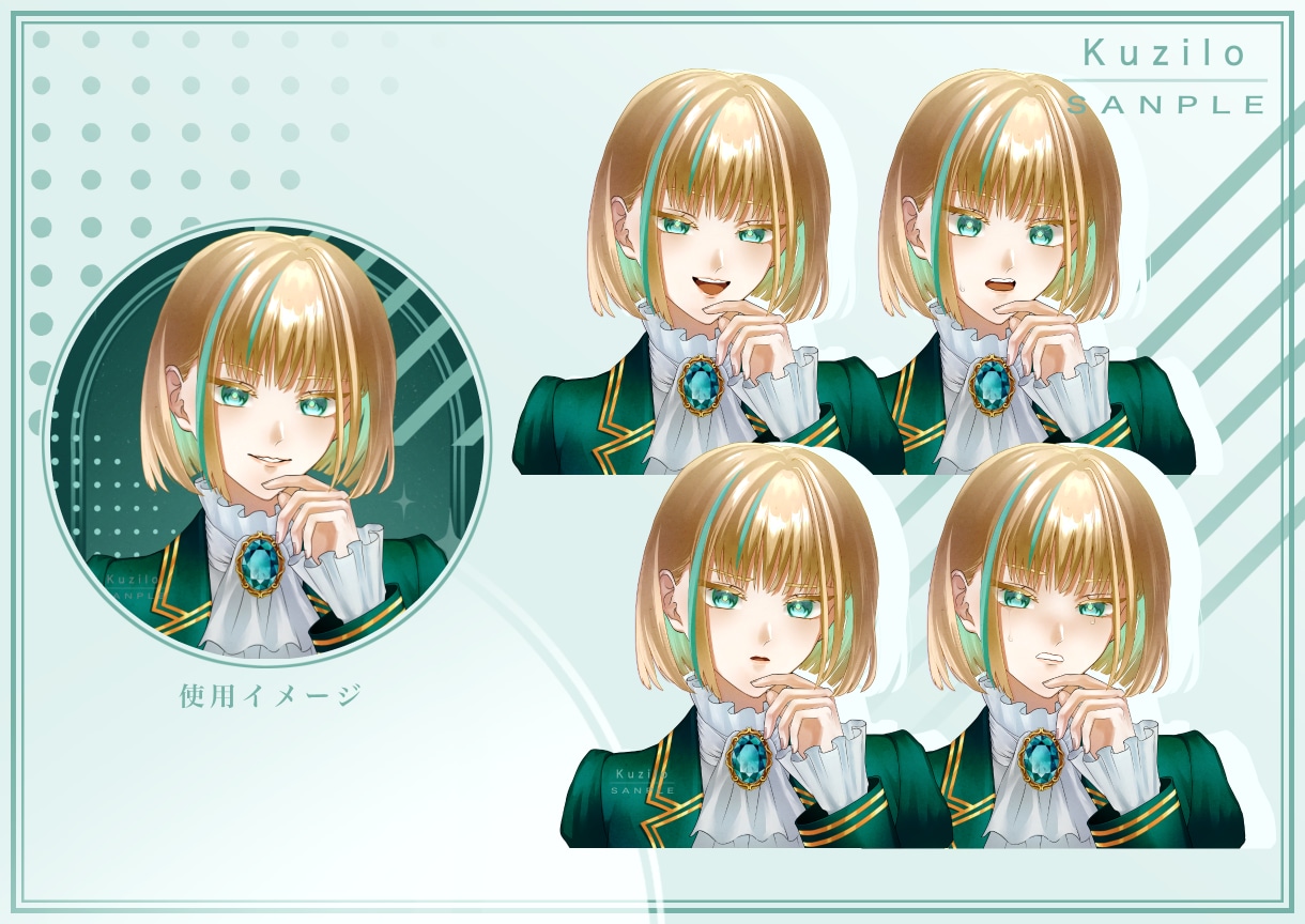 アイコン、一枚絵、華やかで繊細なイラスト描きます 商用利用、SNSアイコン・配信用など イメージ2