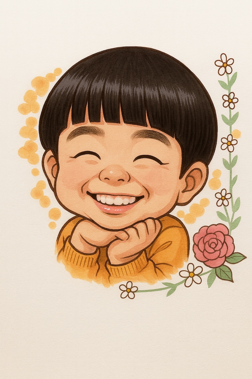 子ども・家族の似顔絵をやさしい雰囲気で描きます 子ども・家族の似顔絵をやさしい雰囲気で描きます イメージ1