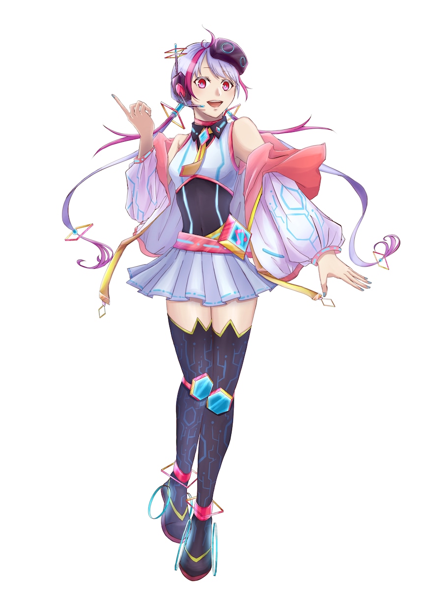女性向けゲーム風キャラクター立ち絵描きます パーツ分けも可能！TRPGやVTuber等で使える立ち絵 イメージ7