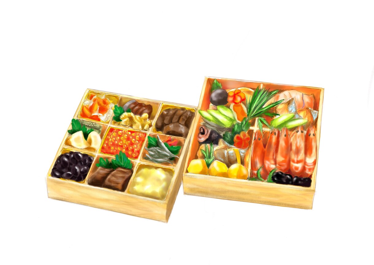 お料理のイラスト描きます イラスト1点1200円・5点から承ります　メニュー作成などに イメージ9
