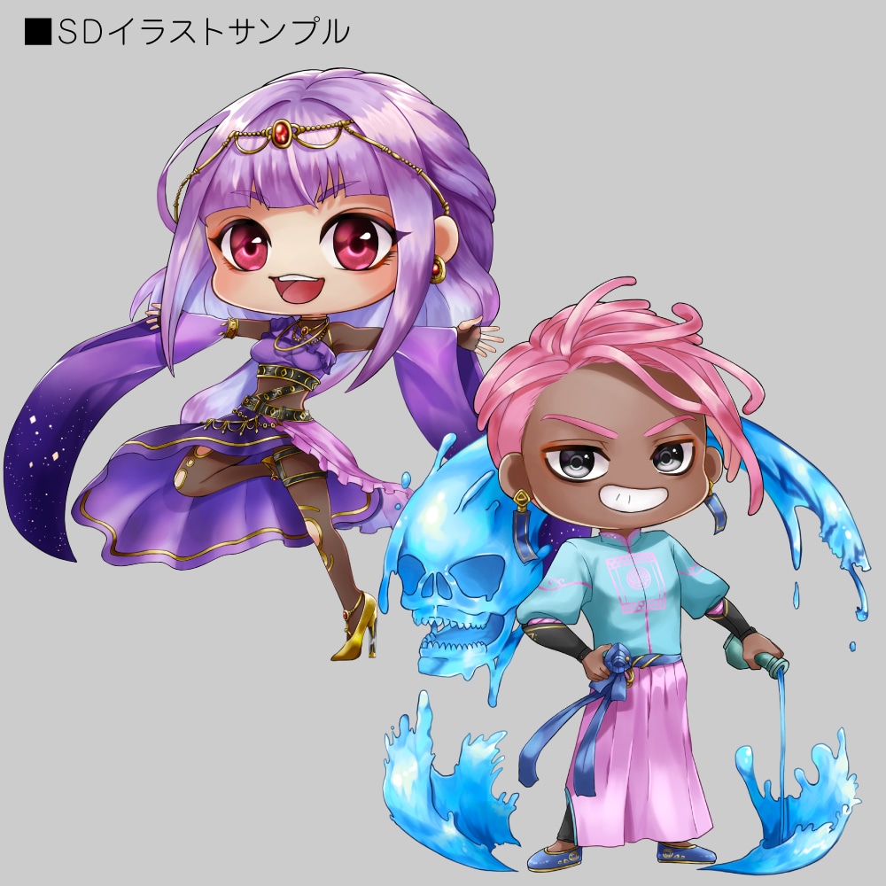 立ち絵イラスト制作いたします アイコン、動画用、TRPGなどにご利用できます。 イメージ2