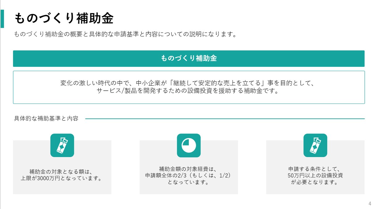 ものづくり補助金の事業計画書を作成します 平均以上の高採択率|最短3日で納品|支援実績多数 イメージ4