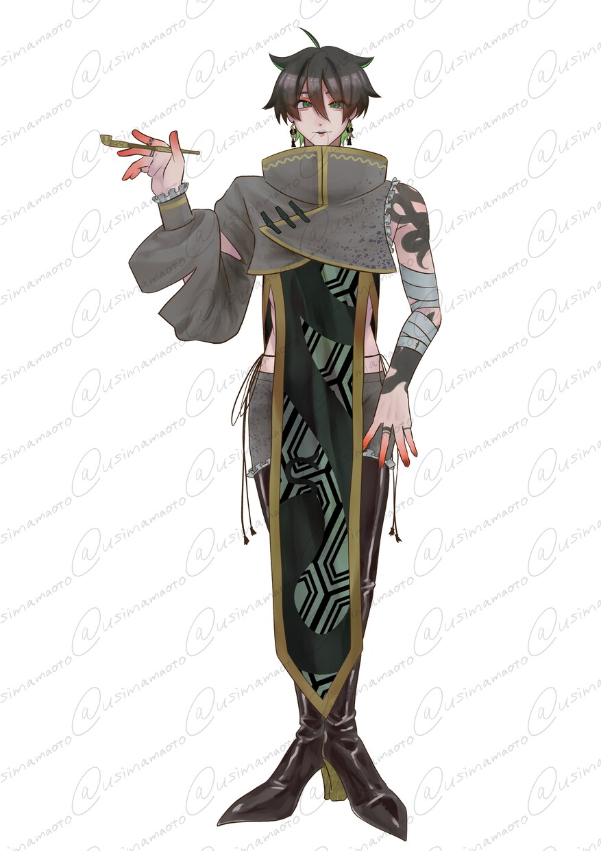 TRPG・配信"胸上～全身"立ち絵描きます 可愛いものからかっこいいものまで！！！ イメージ4