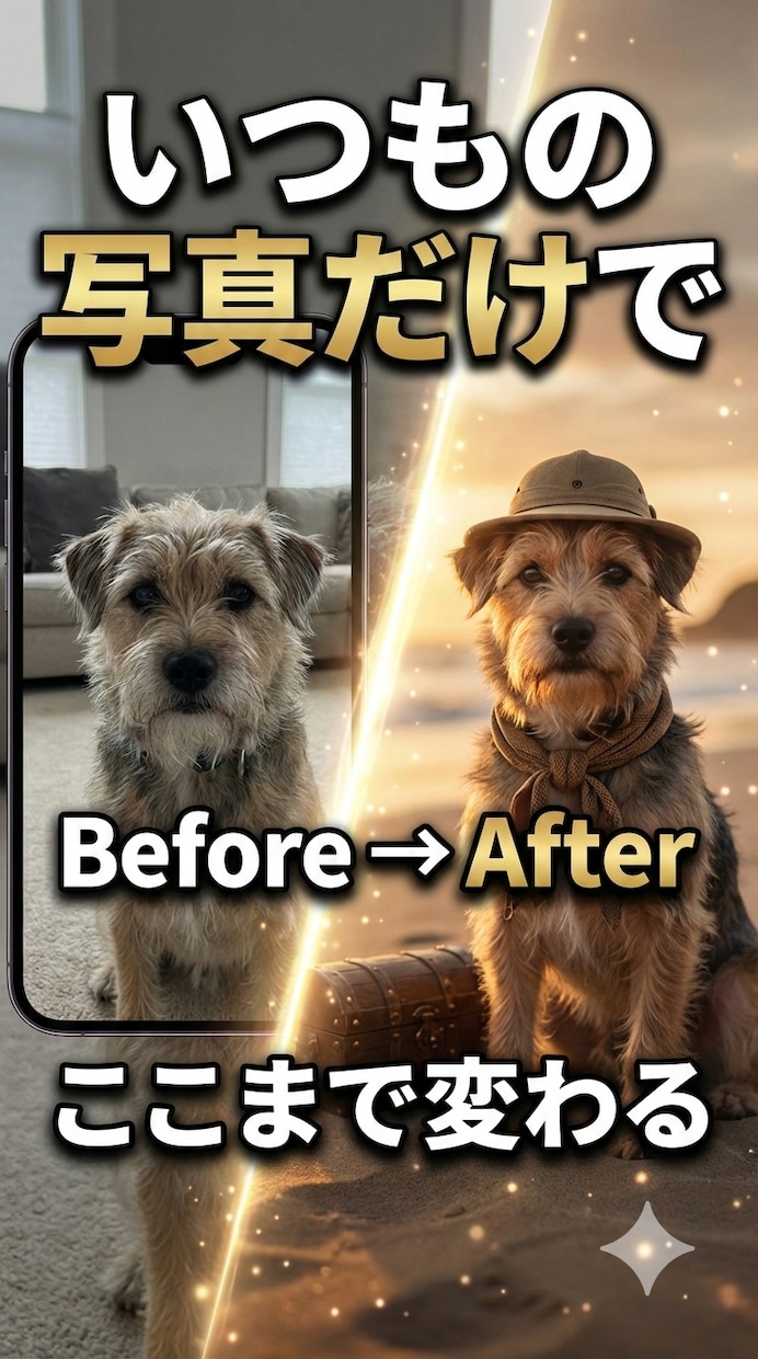 スマホ写真が、うちの子の物語を制作します うちの子が“物語の主人公”だったら日常が、冒険の舞台に イメージ2