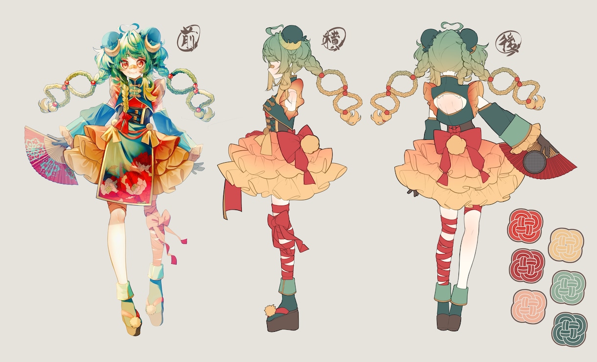 商用◎キャラデザ込み、かわいい立ち絵を制作します VTuberやTRPG向けのキャラクターをお探しのあなたへ！ イメージ9