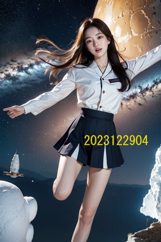 AIで作成した宇宙が背景の女子高生写真を販売します 実写では撮影が不可能な宇宙が背景の女子高生写真販売 イメージ4