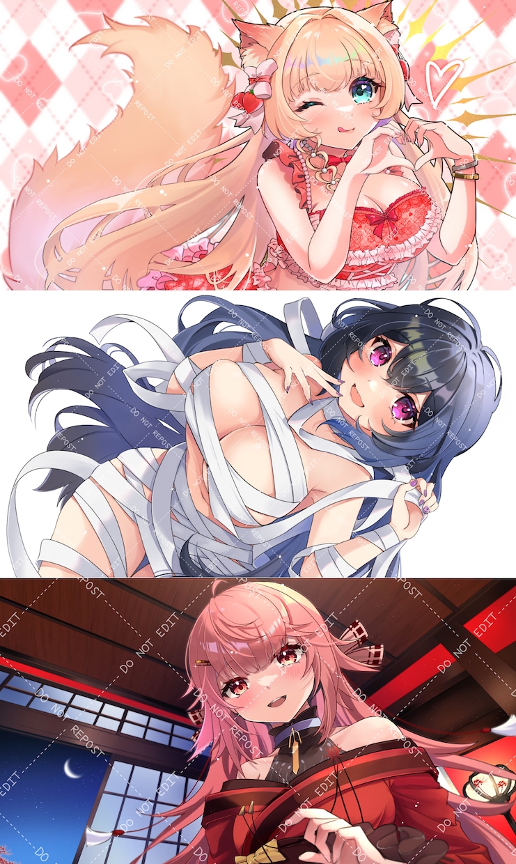 商用利用込み！立ち絵から一枚絵まで描きます (※次回10月下旬納品)注目度UP！目を引く１枚絵描きます！ イメージ10