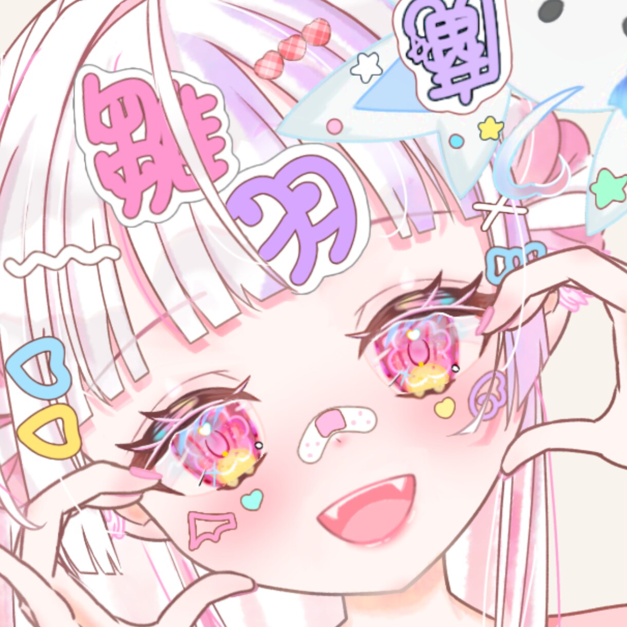 修正何度でも！キラふわ可愛いアイコン作成します 自分だけのオリジナルSNSアイコンが欲しい方へ イメージ1