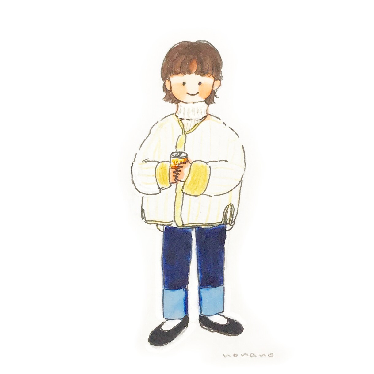 SNSで使えるイラスト☺︎ゆるっと描きます アイコンにいかがですか？ほんわか、柔らかいタッチで描きます！ イメージ5