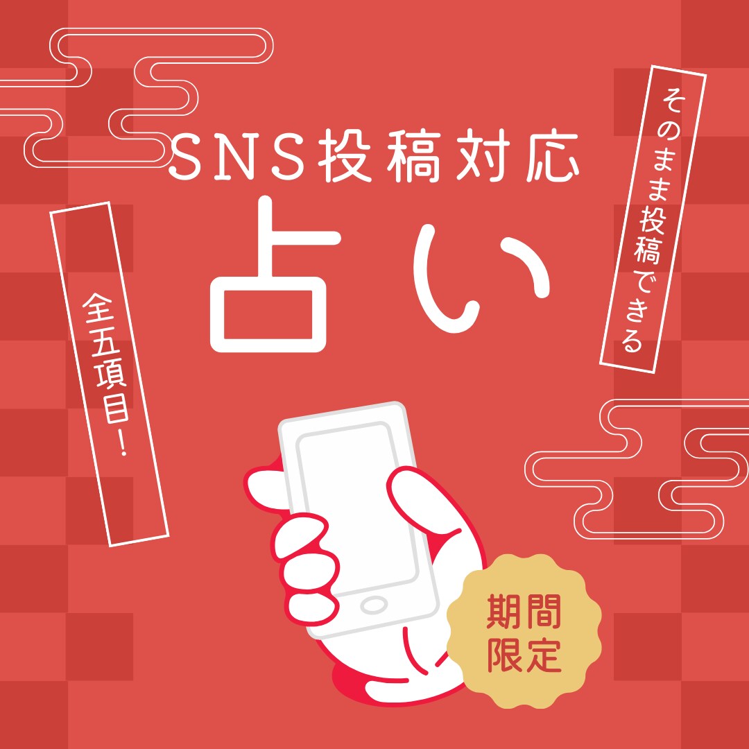 SNS投稿対応・魅せるあなたの説明書をお作りします Instagramなど『SNSにそのまま投稿できる』占いです イメージ1