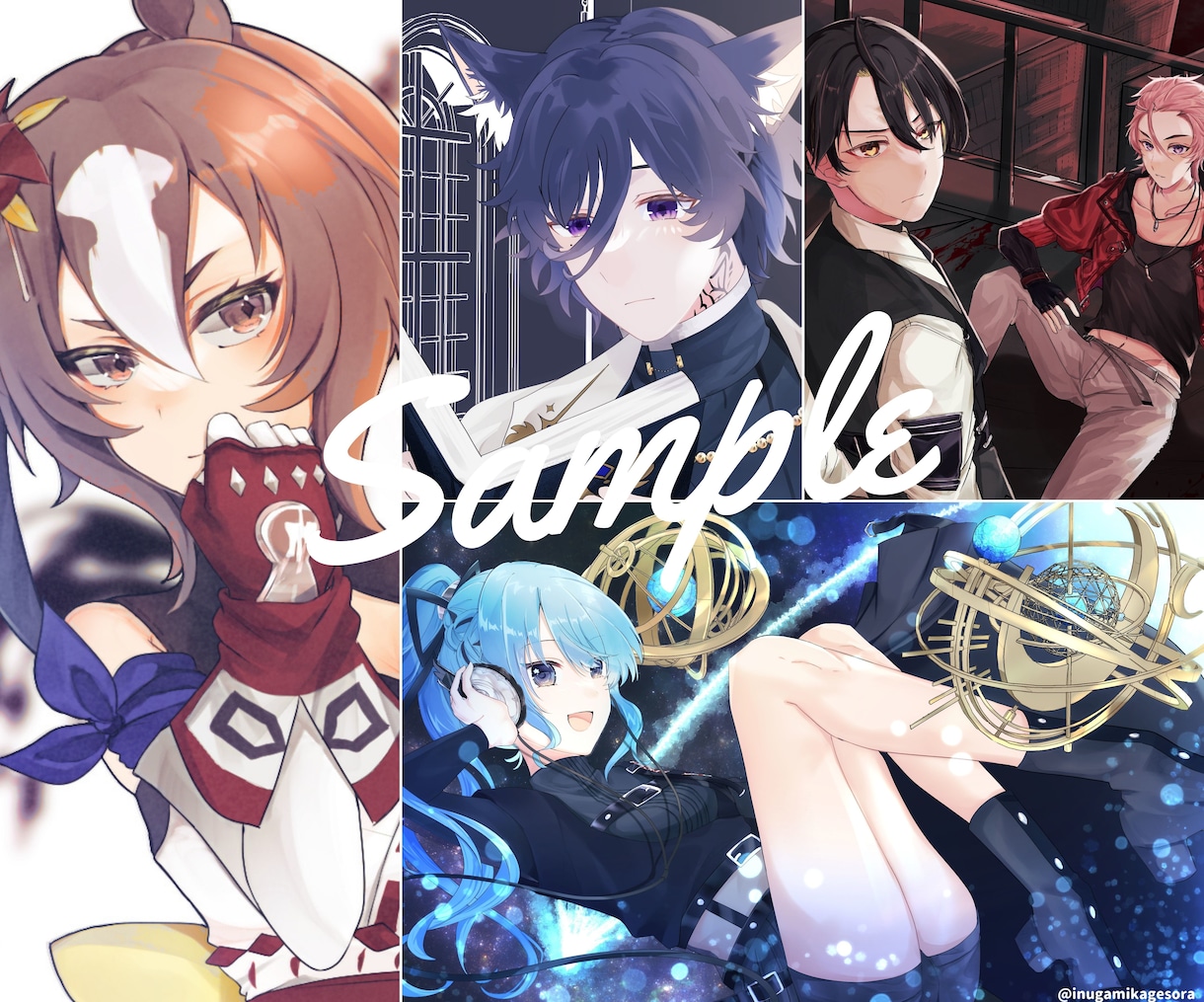 歌みた・TRPGなどのイラスト制作承ります 後悔させないイラストを、あなたに！ イメージ4