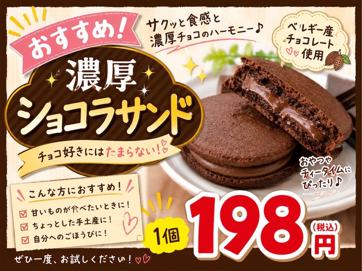 食品・飲料・スイーツの商品POPを作ります 「この商品の魅力を、もっと分かりやすく伝えたい」 イメージ3