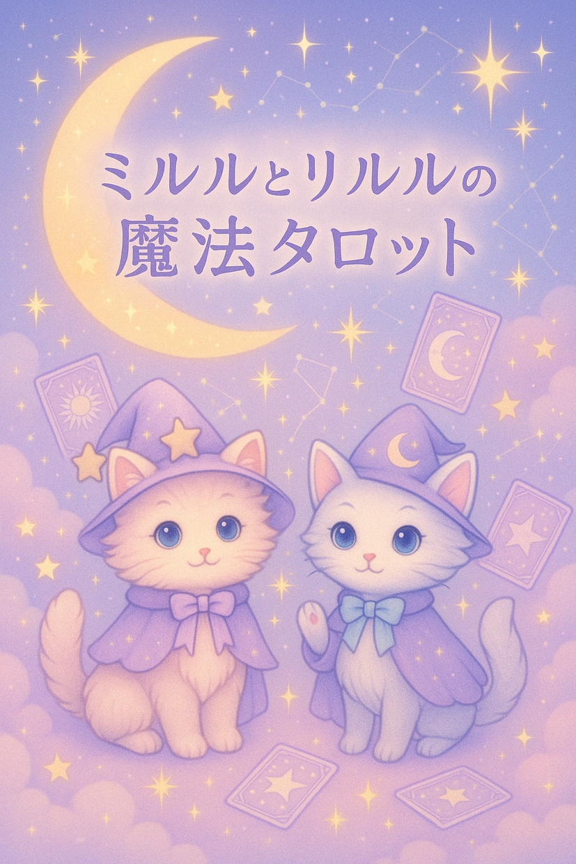 ミルルとリルルの魔法タロット＊ 占います ゆめかわでかわいいけどしっかりアドバイスするにゃん イメージ1