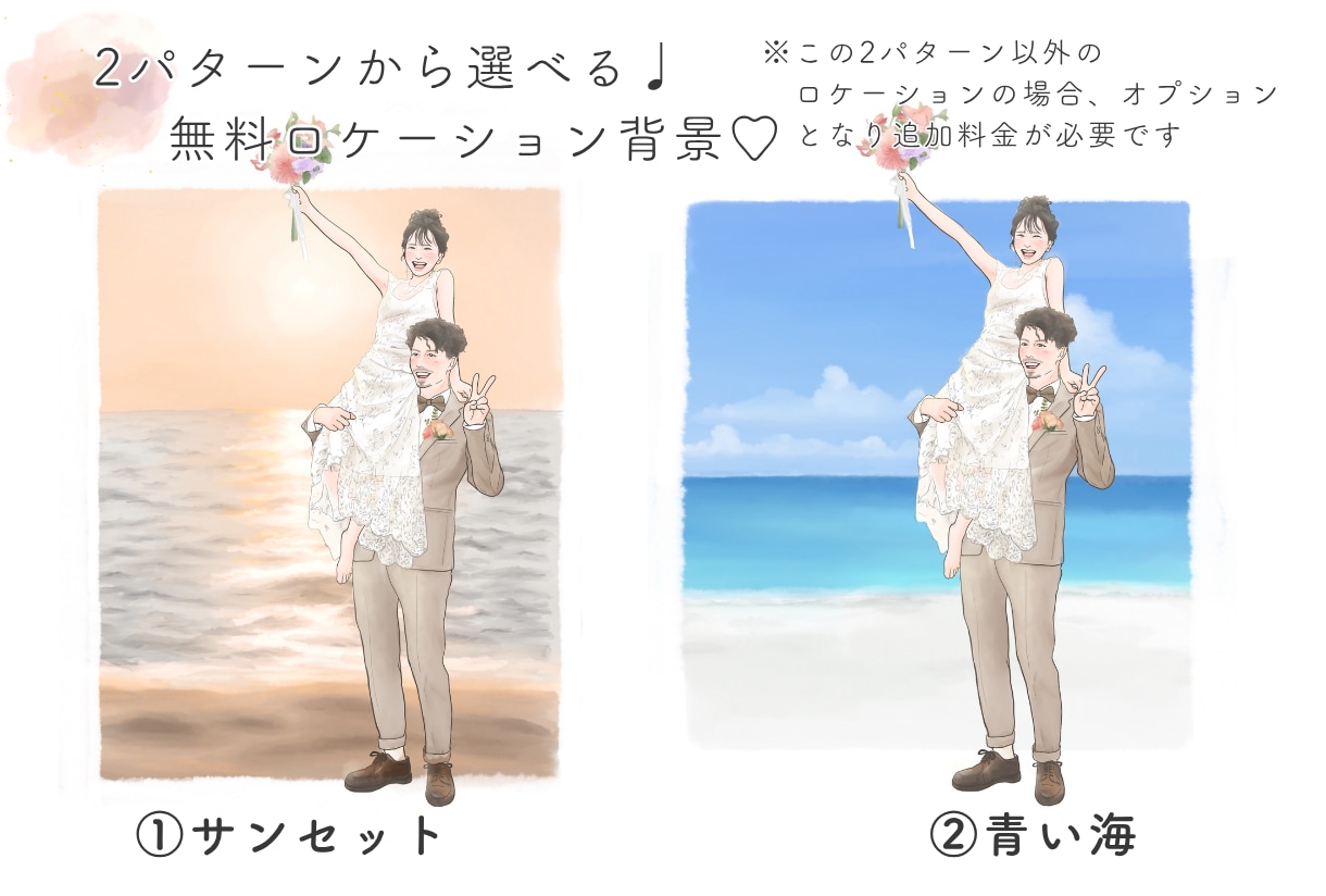 おしゃれな結婚式に♡かわいく似てる似顔絵描きます シンプルでも目を引くウェルカムボード/結婚祝い/両親贈呈品 イメージ9