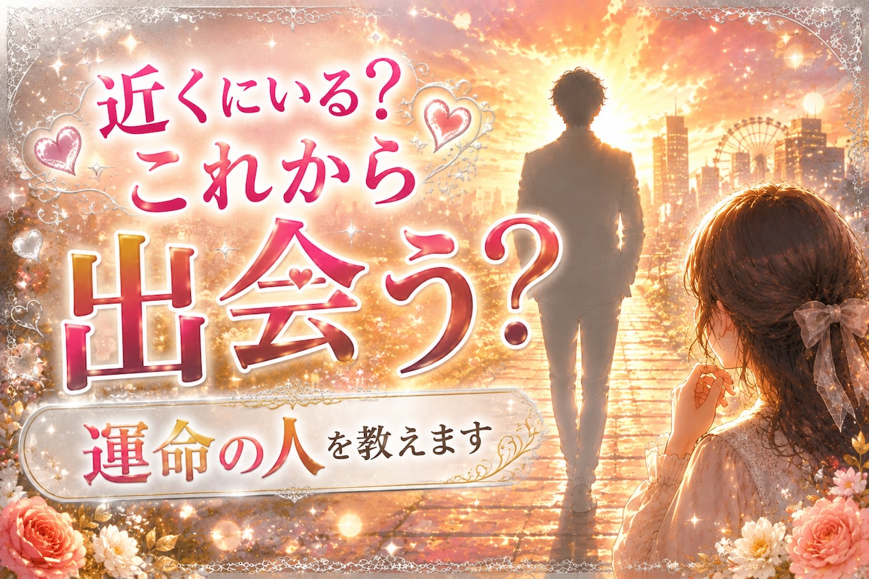 盲目ですが視えるのです！一番の人との未来を育てます 近くにいる？これから出会う？その人との未来を鮮やかに映します イメージ1
