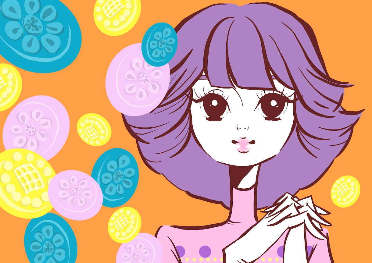 似顔絵・アイコン描きます めっちゃ可愛いレトロポップイラストです(^^) イメージ1