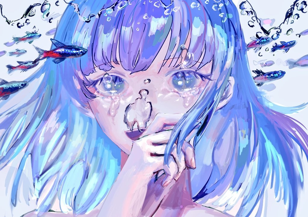 お洒落な厚塗りアイコン描きます シックな厚塗りアイコンお描きします イメージ3