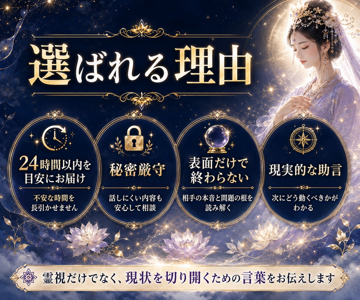 夫婦関係このままでいいのか霊視します 夫の本音・冷えた関係・家庭の重さに、今必要な答えを届けます イメージ5