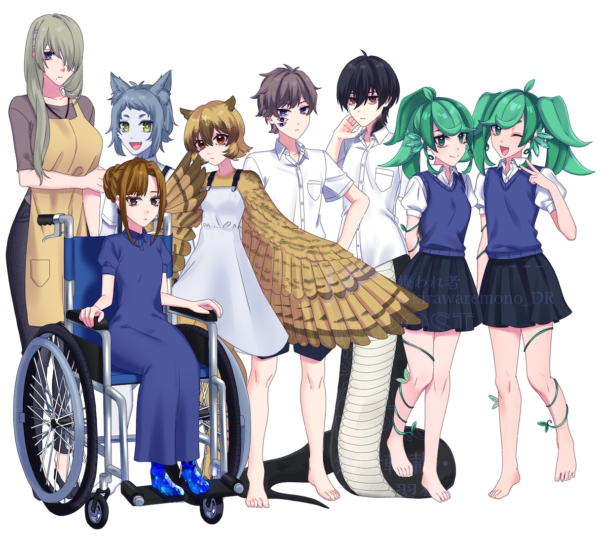 透明感ある女の子のイラスト描きます 相談のみも可！お気軽にご相談ください イメージ5