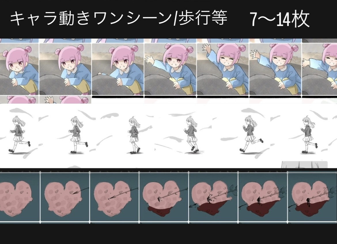 イラストから手描きアニメMVを制作します 一枚絵に動きを加え、楽曲の世界観を形にします！ イメージ5