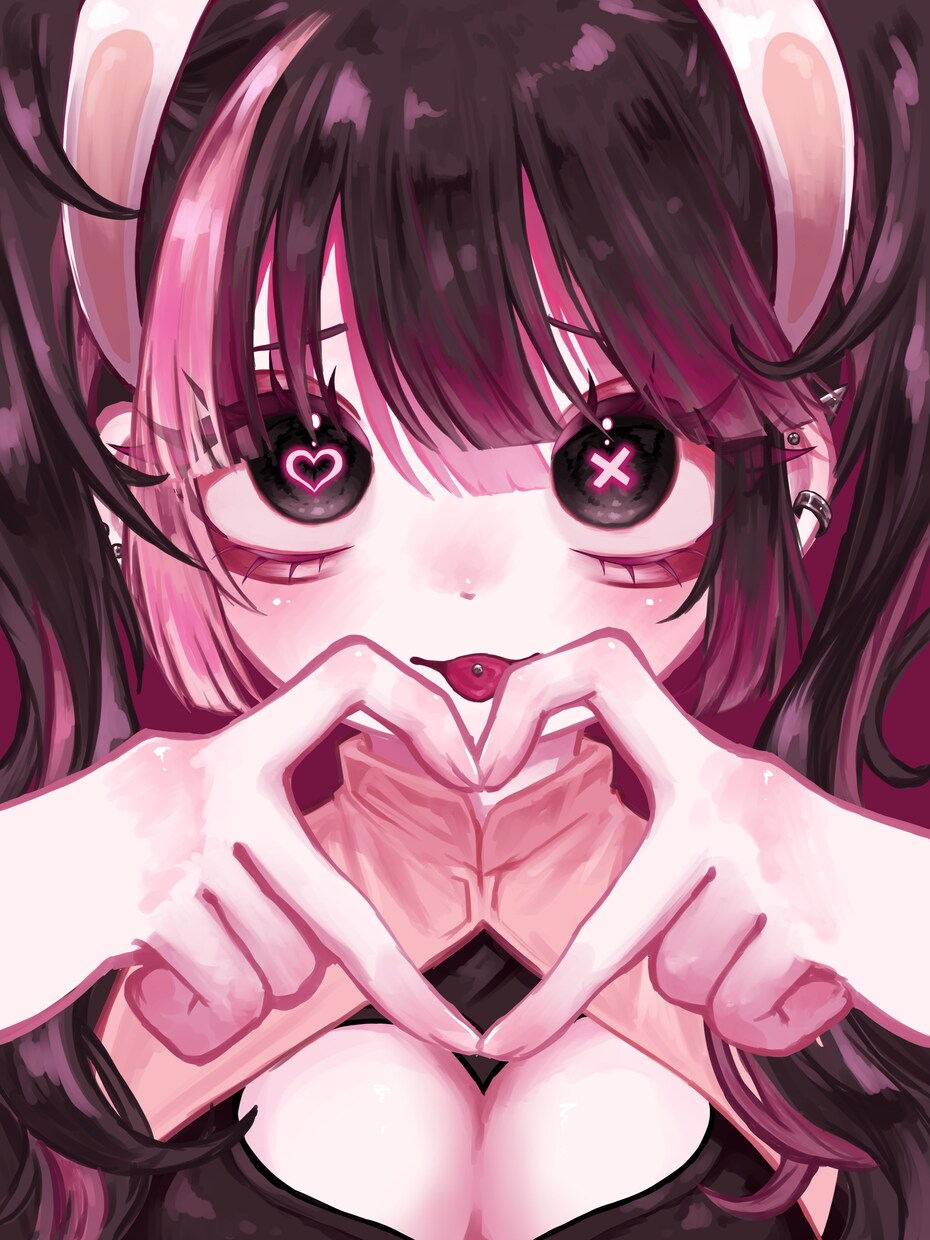 最低料金から！かわいい女の子のアイコン描きます 病み垢に使える地雷系、天使界隈、サブカル系ならお任せを! イメージ2