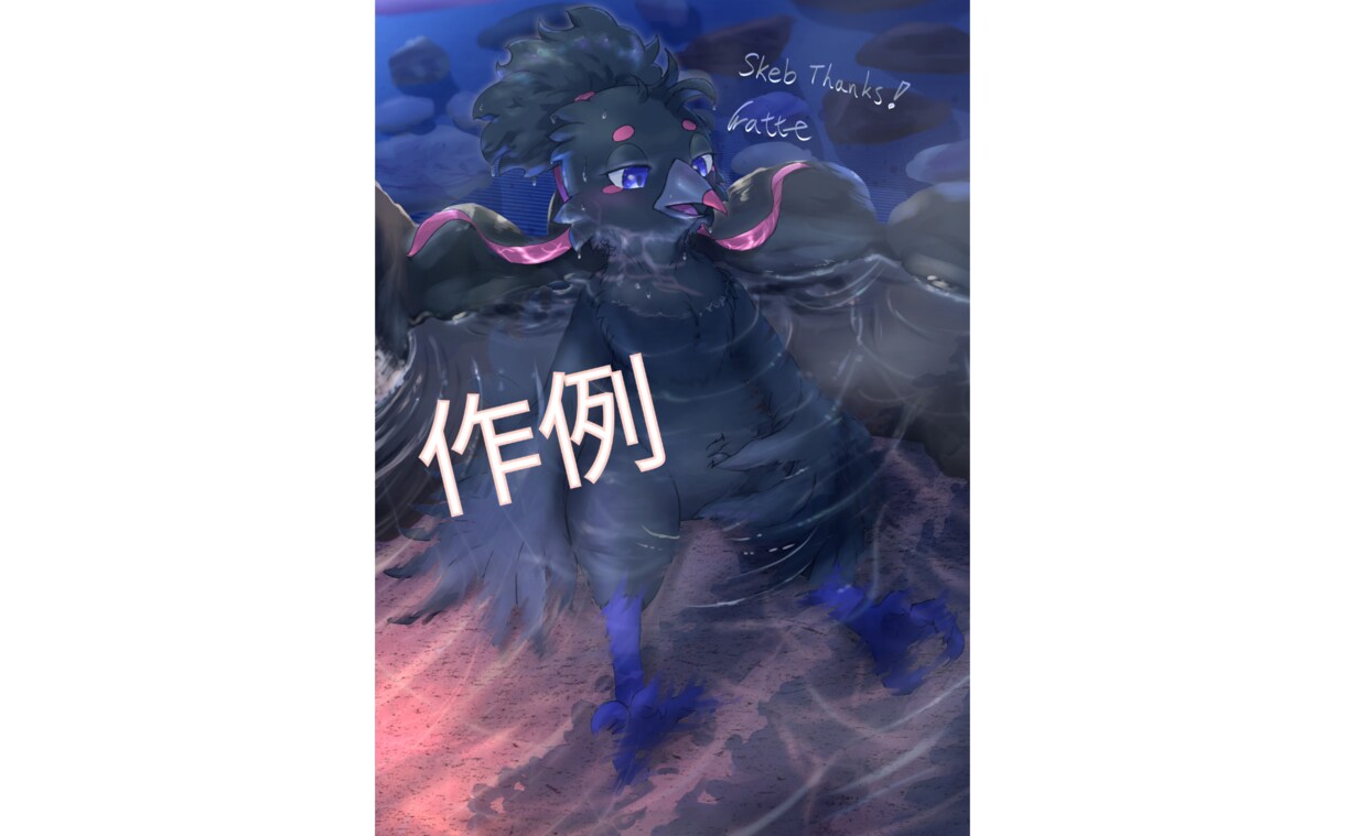 あなたのオリジナルキャラを素敵に描きます 硬派で独特な絵柄で、あなたの好きなキャラを描かせてください！ イメージ2