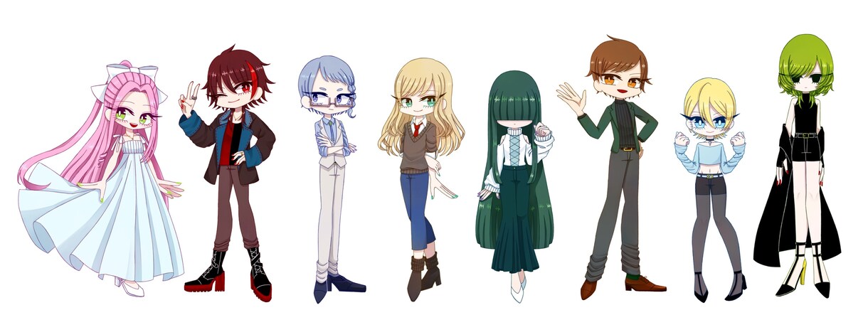 デフォルメキャラクターのイラストを制作します ワンポイントやグッズ作成、トリミングしてSNSのアイコンに！ イメージ6