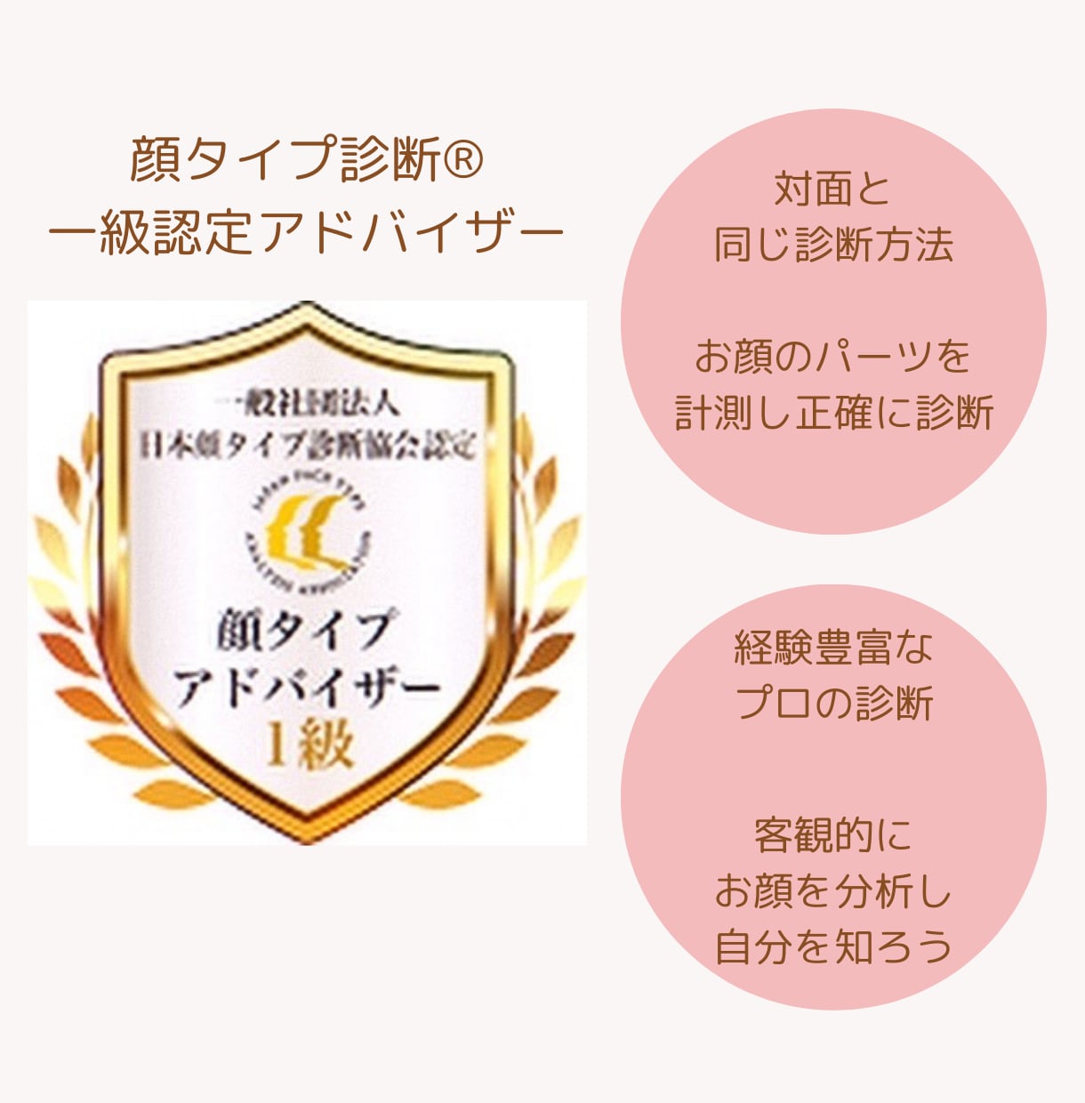 新生活に向け第一印象UP!顔タイプ診断®︎します お顔の印象分析で似合うファッションやメイクを知って魅力UP イメージ2