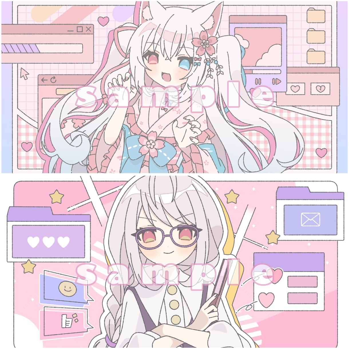 可愛いオリジナルイラストを制作いたします アイコンや動画用、MVなどにご活用ください！ イメージ3