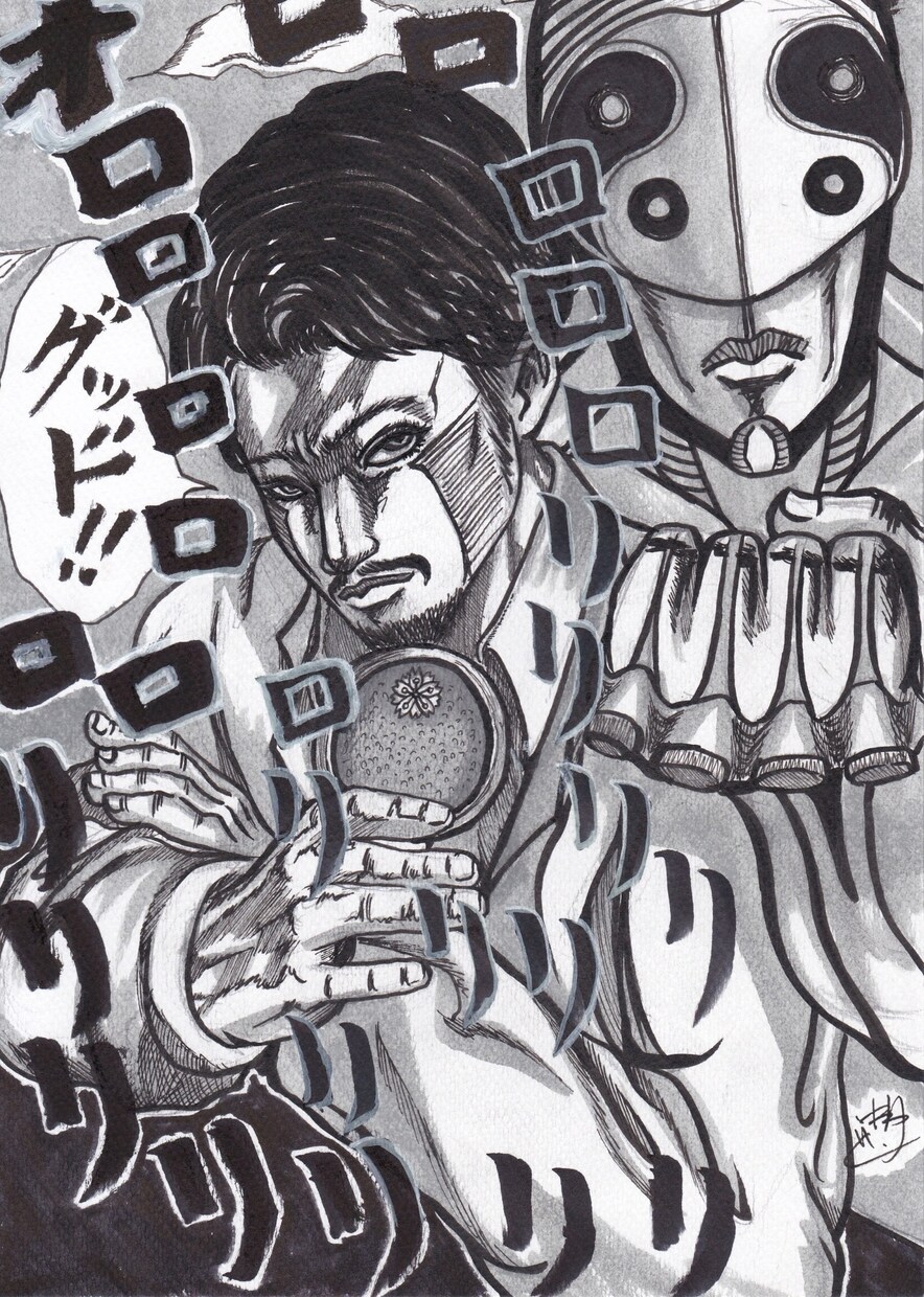 漫画風の似顔絵描きます あなたの好きなシチュエーションでプレゼントなどに※白黒のみ イメージ3