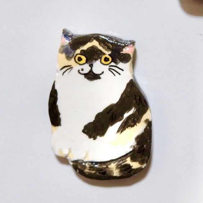 ペットのブローチorマグネットつくります いつもペットを側に…♪ あなたのペットをモデルに作ります！ イメージ1