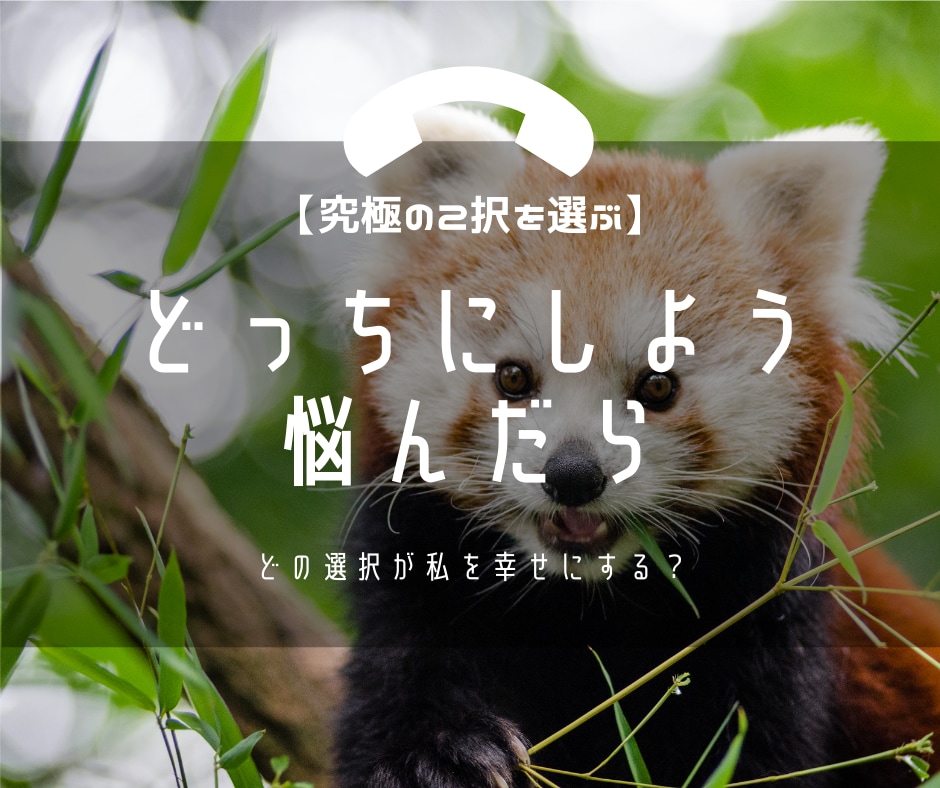 究極の2択✨✌️後悔しないための選択✌️✨占います ⭐️どっちを選べば幸せになれる？カードで少し先の未来をく⭐️ イメージ1