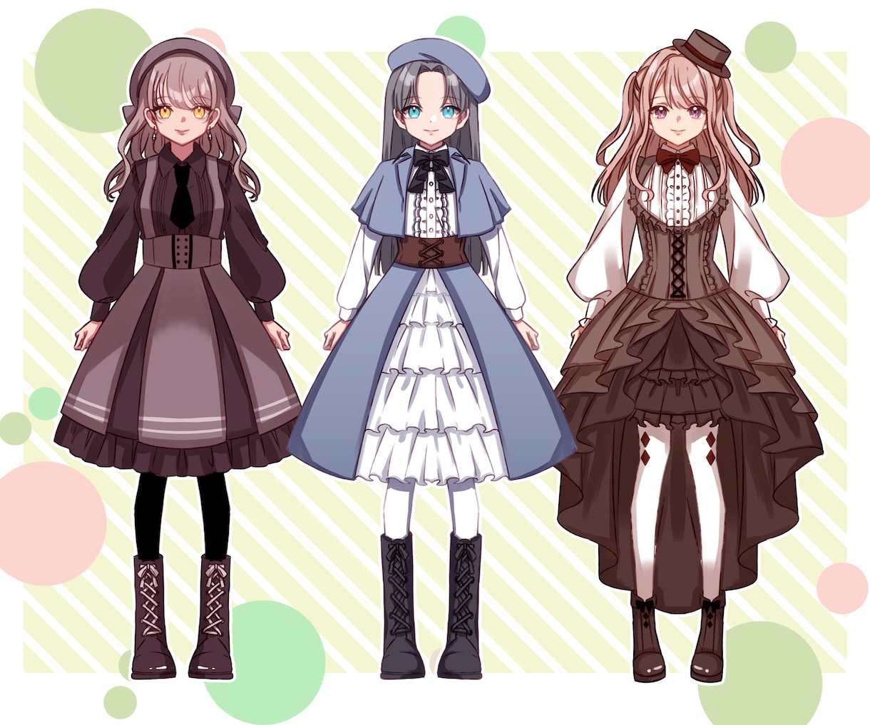 あなただけのキャラクターイラストを制作します IRIAM、キービジュアル、TRPG、ゲーム作成などに最適！ イメージ8