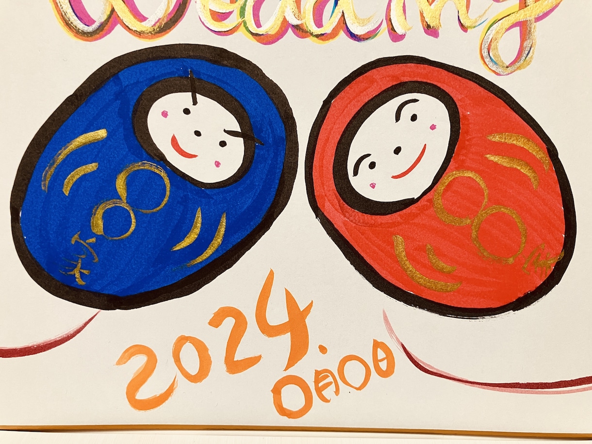 ウェルカム色紙お書き致します ご自身の結婚式に、贈り物にも最適です！ イメージ3