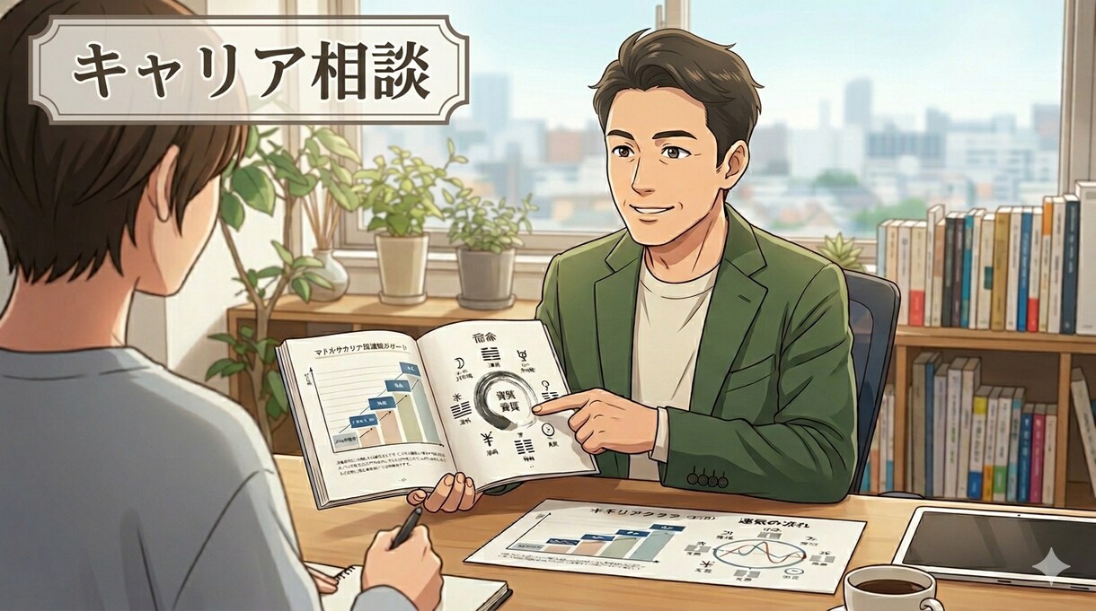 キャリアコンサルティングします キャリア理論×算命学を使ったキャリアコンサルティングです。 イメージ1
