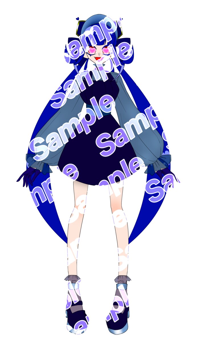 IRIAM等、配信用イラストを作成します IRIAM用の立ち絵イラストを作成します！ イメージ3