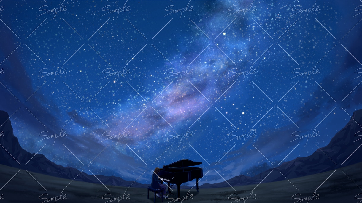 MV用、歌ってみた用の背景イラストを描きます 綺麗で切ないMV用イラストを制作いたします！ イメージ3