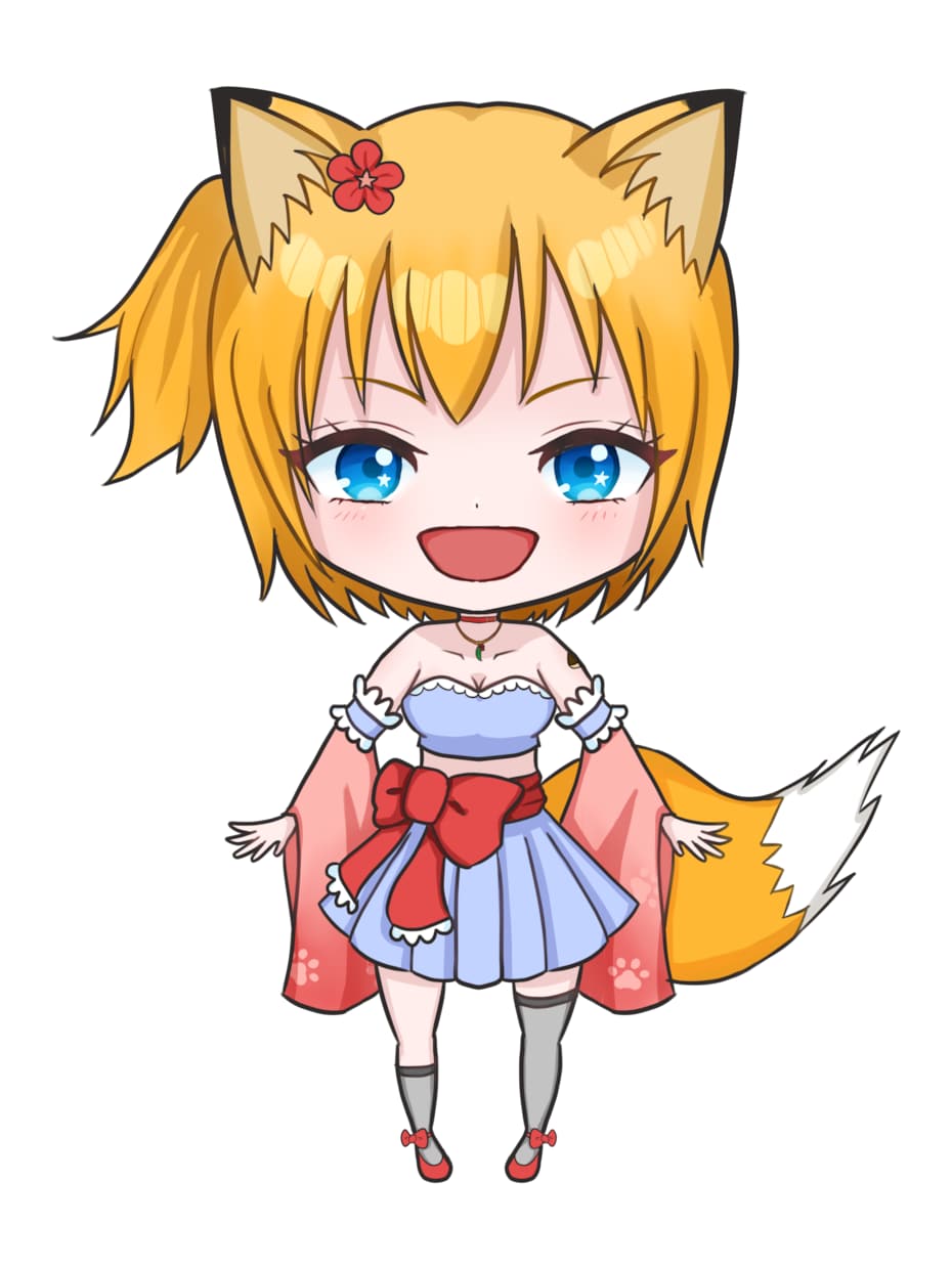 SDキャラ/デフォルメキャラ立ち絵イラスト描きます Vtuberさん、ライバーさん、SNSアイコンなど！ イメージ1