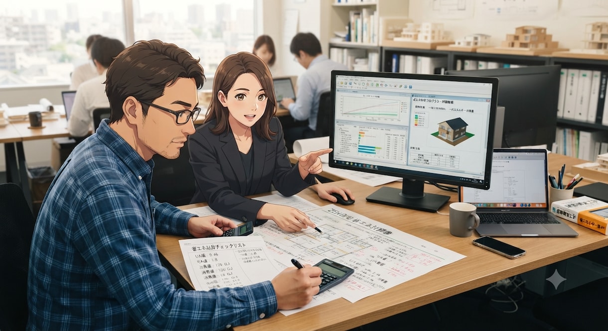 省エネ計算代行を行います 建築物の省エネ計算をお手伝いいたします！ イメージ1