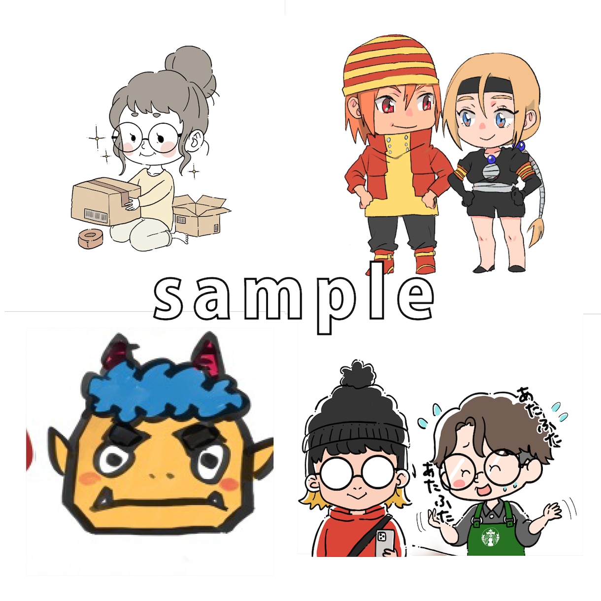創作・写真OK|SNSアイコン描きます あなたらしさを大切に、やさしく魅力的に描きます イメージ6