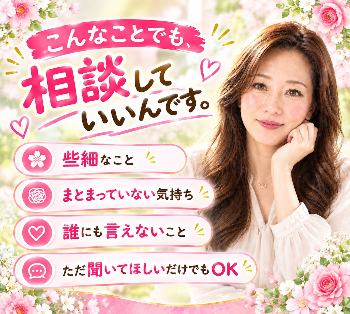 ココナラ出品者様の不安や迷いにやさしく寄り添います 初心者/質問/不安/疑問/電話練習相手/低評価/嫌がらせ イメージ4