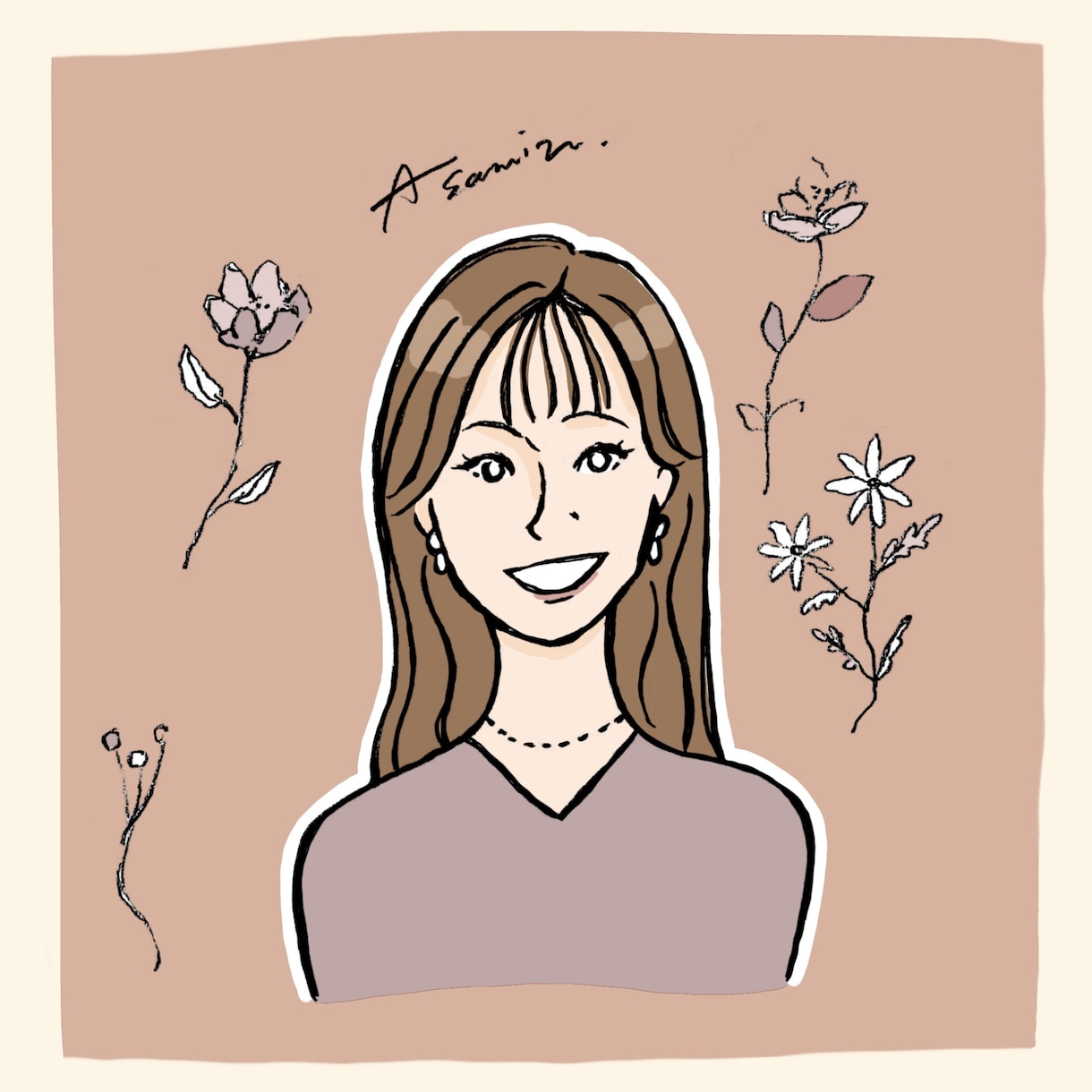 可愛い似顔絵お描きします ギフトにも人気。ご満足いただける似顔絵をお描きします☺︎ イメージ2