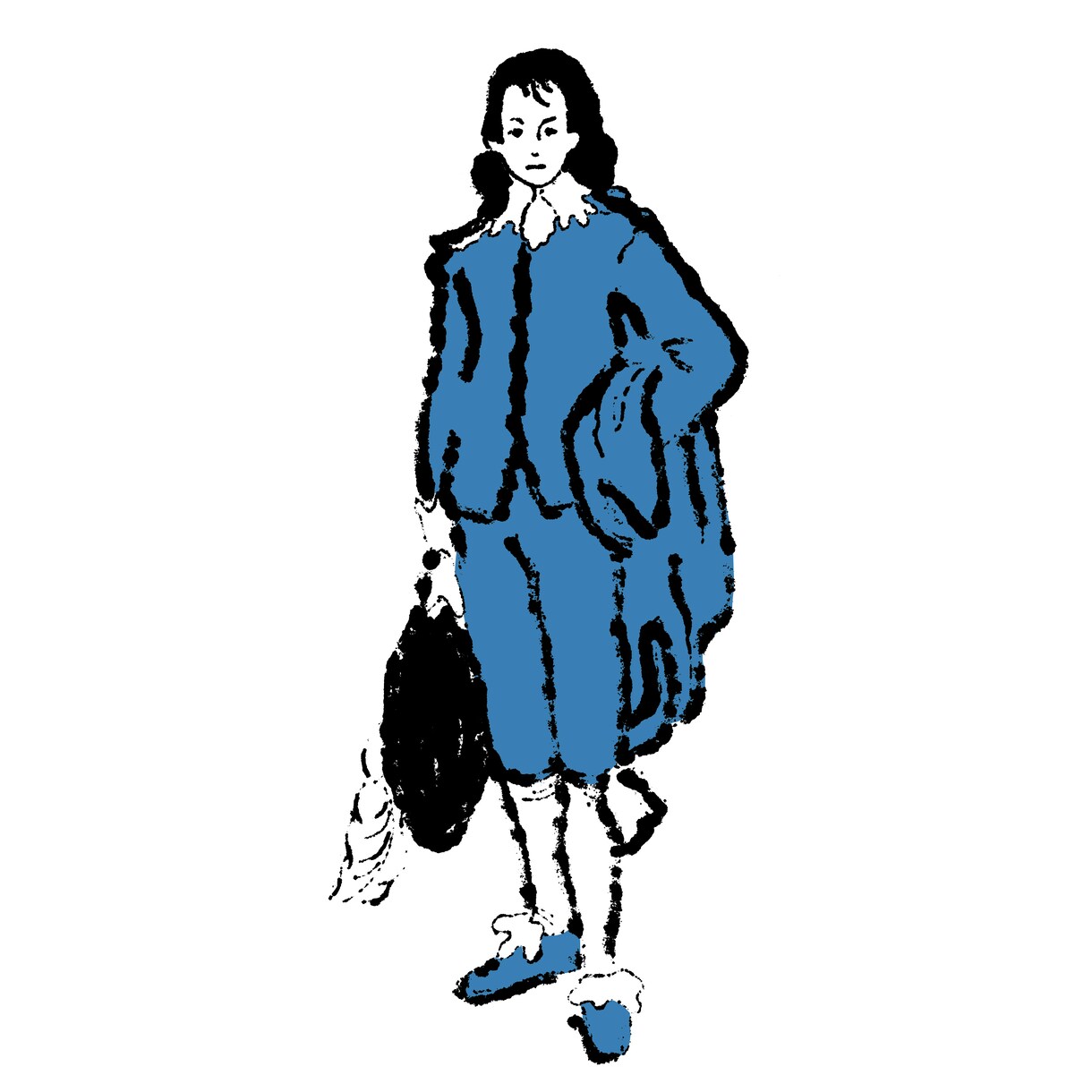 太めのシンプル線で可愛らしくイラスト描きます 似顔絵、アイコン、印刷物への挿絵など、広くご利用いただけます イメージ6