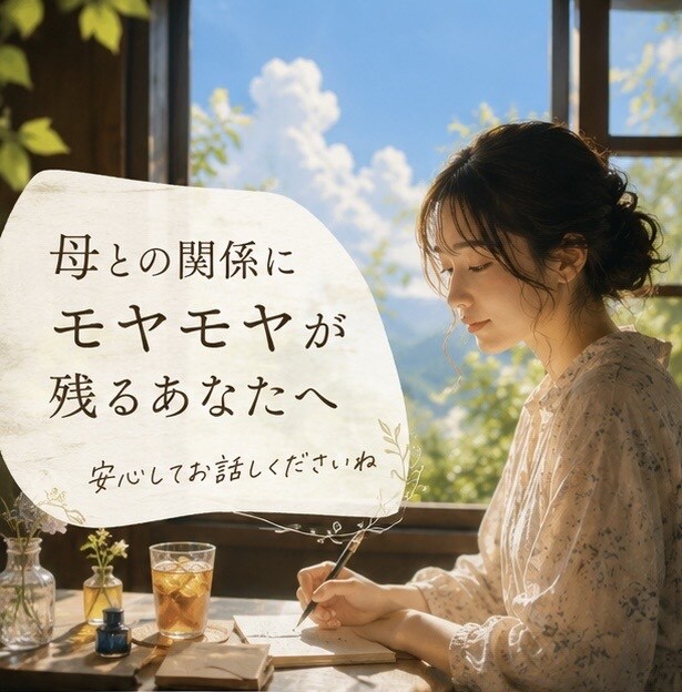 母との関係に苦しんだ女性のお話聞きます 誰にも言えなかった本音を安心して話せます イメージ1